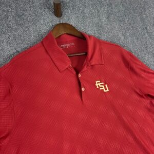 Nike Golf Dri-FIT FSU Florida State Seminoles Polo Shirt Mens XL